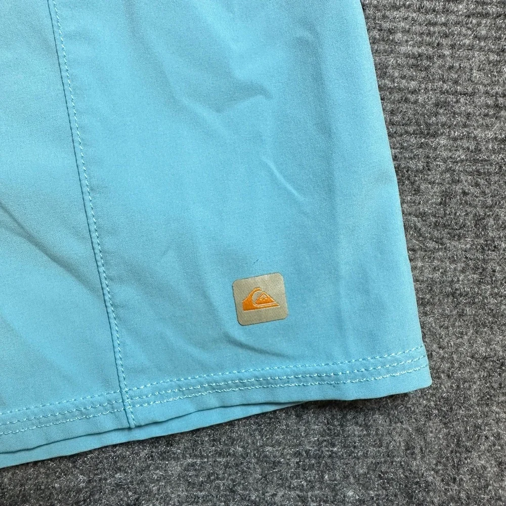 Quiksilver Waterman Collection Board Shorts Mens 34 Blue Grey QME031 Swim Trunk